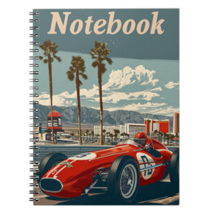 Carnet Voiture de course vintage à Las Vegas