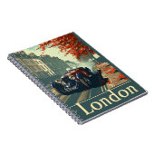 Carnet Voiture de course vintage à Londres (Côté Droit)