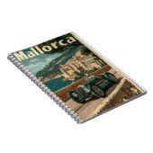 Carnet Voiture de course vintage à Majorque (Côté Droit)