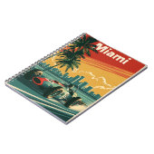 Carnet Voiture de course vintage à Miami (Côté gauche)