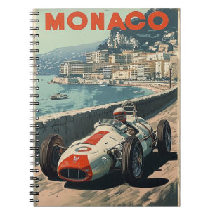 Carnet Voiture de course vintage à Monaco