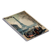 Carnet Voiture de course vintage à Paris (Côté Droit)