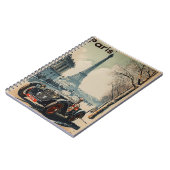 Carnet Voiture de course vintage à Paris (Côté gauche)