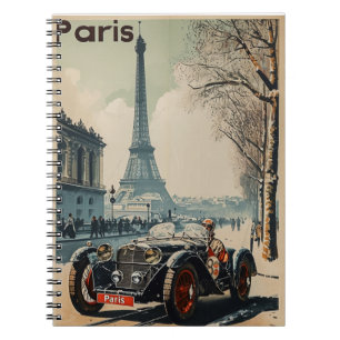 Carnet Voiture de course vintage à Paris