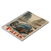 Carnet Voiture de course vintage à Paris (Côté gauche)