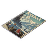 Carnet Voiture de course vintage dans les Alpes (Côté gauche)