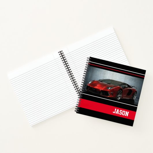 Carnet Voiture de sport (Intérieur)