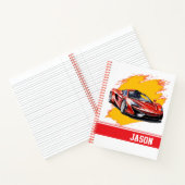 Carnet Voiture de sport (Intérieur)