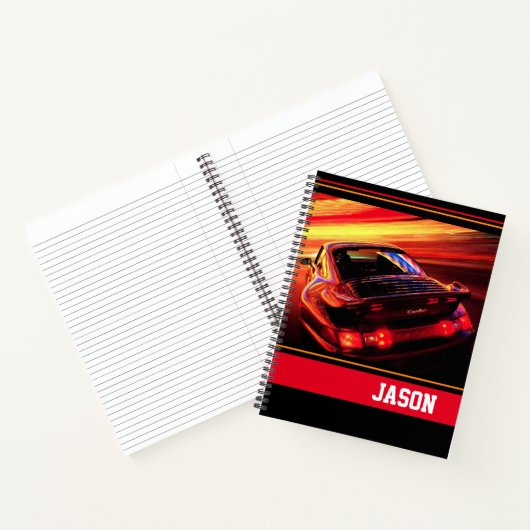 Carnet Voiture de sport (Intérieur)
