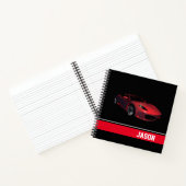 Carnet Voiture de sport (Intérieur)