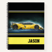 Carnet Voiture de sport (Devant)