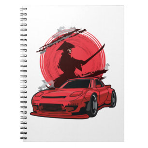 Carnet Voiture japonaise Samurai RX7