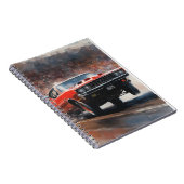 Carnet Voiture rouge Vintage (Côté Droit)