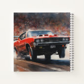 Carnet Voiture rouge Vintage (Dos)