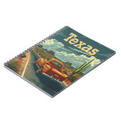 Carnet Voiture Vintage du désert du Texas (Côté gauche)