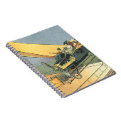 Carnet Voiturée décapotable vintage de science-fiction st (Côté Droit)