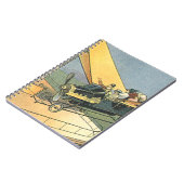 Carnet Voiturée décapotable vintage de science-fiction st (Côté gauche)