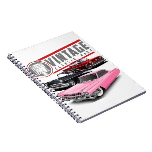 Carnet Voitures classiques rétro (Côté Droit)