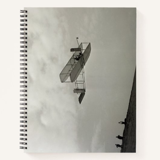 Carnet Vol à voile Aviation Test de vol Frères Wright (Devant)