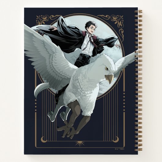 Carnet Vol Anime HARRY POTTER™ avec Buckbeak (Dos)