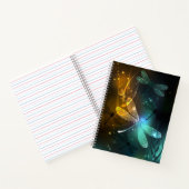Carnet Vol de libellule verte lumineuse (Intérieur)