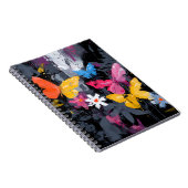 Carnet Vol de papillon abstrait vibrant (5) (Côté Droit)
