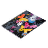 Carnet Vol de papillon abstrait vibrant (5) (Côté gauche)