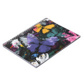 Carnet Vol de papillon abstrait vibrant (7) (Côté gauche)