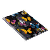 Carnet Vol de papillon abstrait vibrant (8) (Côté Droit)