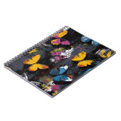 Carnet Vol de papillon abstrait vibrant (8) (Côté gauche)