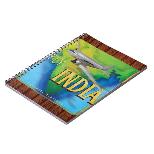 Carnet Vol vers l'Inde (Côté gauche)