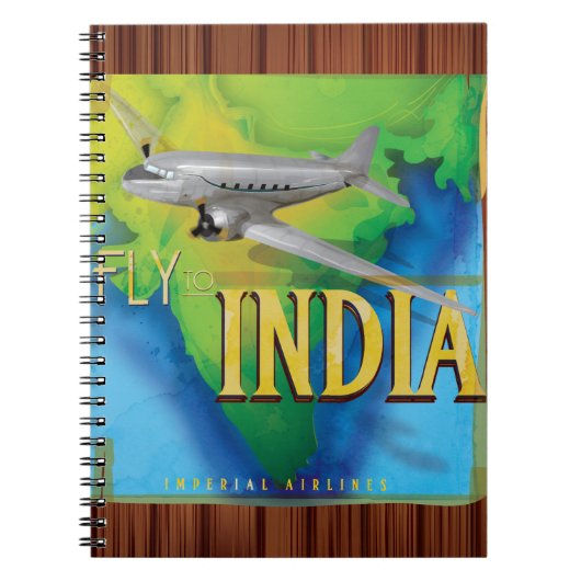 Carnet Vol vers l'Inde (Devant)