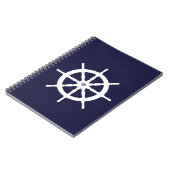 Carnet Volant sur le fond de bleu marine (Côté gauche)