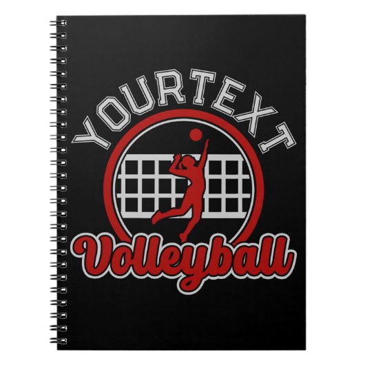 Carnet  Volley-ball ADD NOM Attaque de balle en pointe Sp (Devant)