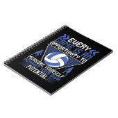 Carnet Volley-ball - Chaque Jeu Est Une Opportunité (Côté gauche)