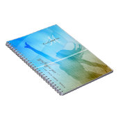 Carnet volley-ball féminin à la plage (Côté Droit)