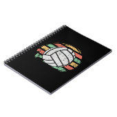 Carnet Volley-ball Vintage rétro (Côté gauche)