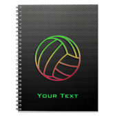 Carnet Volleyball coloré (Devant)