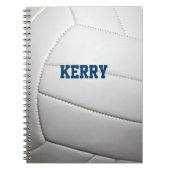 Carnet Volleyball Personalized Notebook (Devant)