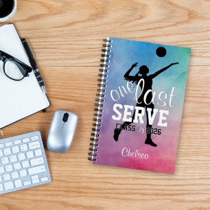 Carnet Volleyball Personnalisé Arc-en-ciel Promotion de T