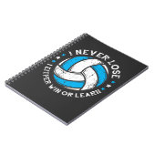 Carnet Volleyball Player Motivation Setter Je ne perds ja (Côté gauche)