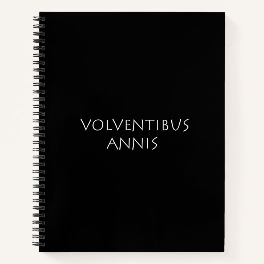 Carnet Volventibus annis (Devant)