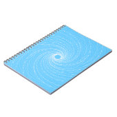 Carnet Vortex bleu (Côté gauche)