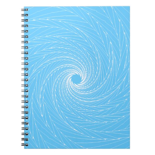 Carnet Vortex bleu (Devant)