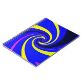 Carnet Vortex bleu (Côté gauche)