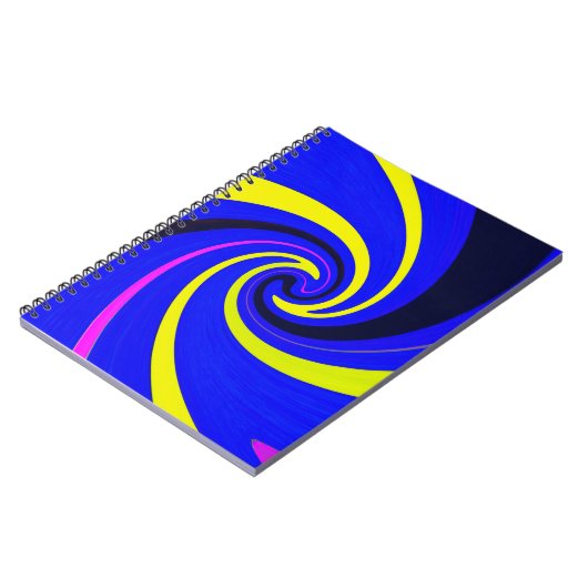 Carnet Vortex bleu (Côté gauche)