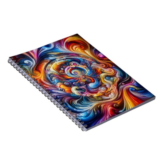 Carnet Vortex couleur dynamique (Côté Droit)
