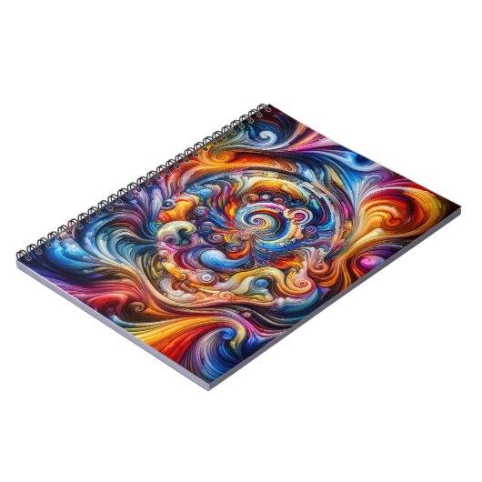 Carnet Vortex couleur dynamique (Côté gauche)