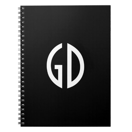 Carnet Vos idées de monogramme simplement 1 (Devant)