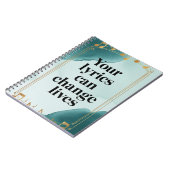 Carnet Vos Paroles Peuvent Changer Des Vies (Côté gauche)